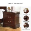 Signature Design by Ashley Alisdair Nightstand Brown/Beige: Traditional Style with Metal Glides, Storage Drawer - 4 of 4