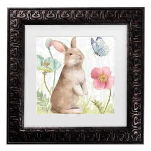 Trademark Fine Art - Lisa Audit Spring Softies Bunnies II Matted Framed Art - 1 of 4