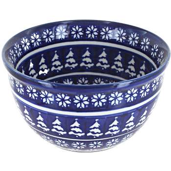 Blue Rose Polish Pottery 984 Zaklady Small Mixing Bowl