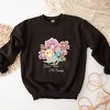 S.W.Smiley Good Vibes Grow Here Flowers - Women's Graphic Sweatshirt - 2 of 4