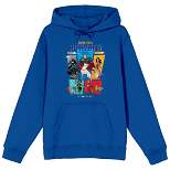 DC Legion of Super Pets Heroes Group Men's Royal Blue Hoodie