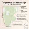 3pk Soothe Wren Swaddle Sleep Sacks, Organic Newborn Swaddles Wrap 0-3 Months, Soft Baby Wearable Blanket - 3 of 4