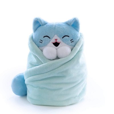 Uncute Purritos XL 12 Inch Cat In Blanket Plush - Tuna