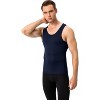 Anna-Kaci Active Men's Compression Tank Top with Scoop Neck Design and Slimming Body Shaper Fit - 3 of 4