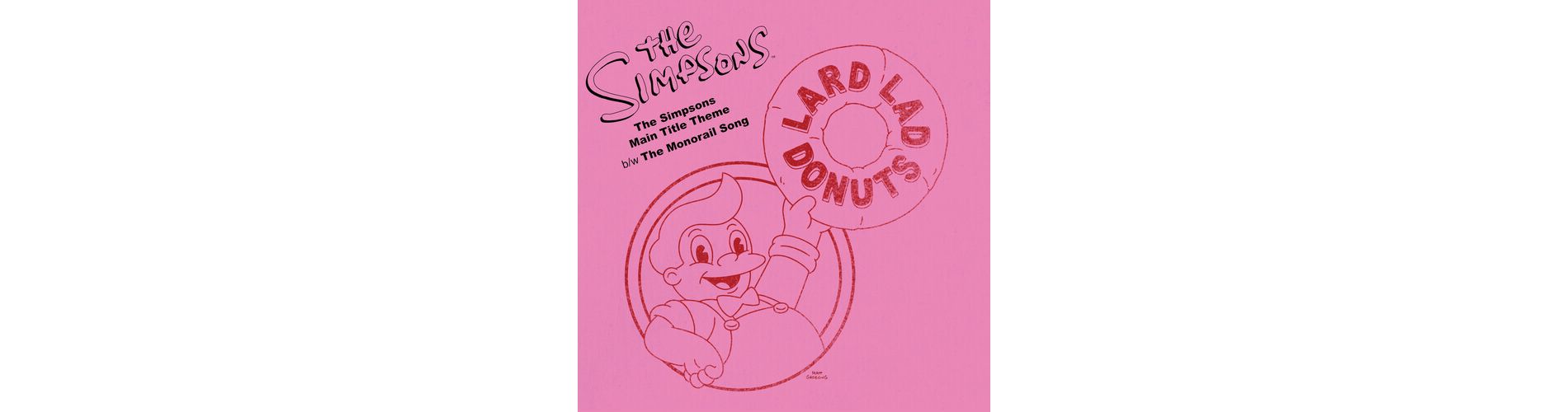 The Simpsons - Main Title Theme / the Monorail Song (Various Artists) (Limited Edition 10-Inch Vinyl Die-Cut) (vinyl 12 inch single)