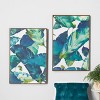 24" x 36" Tropical Palm 2pk Framed Wall Canvas Blue - Opalhouse™ - image 2 of 4