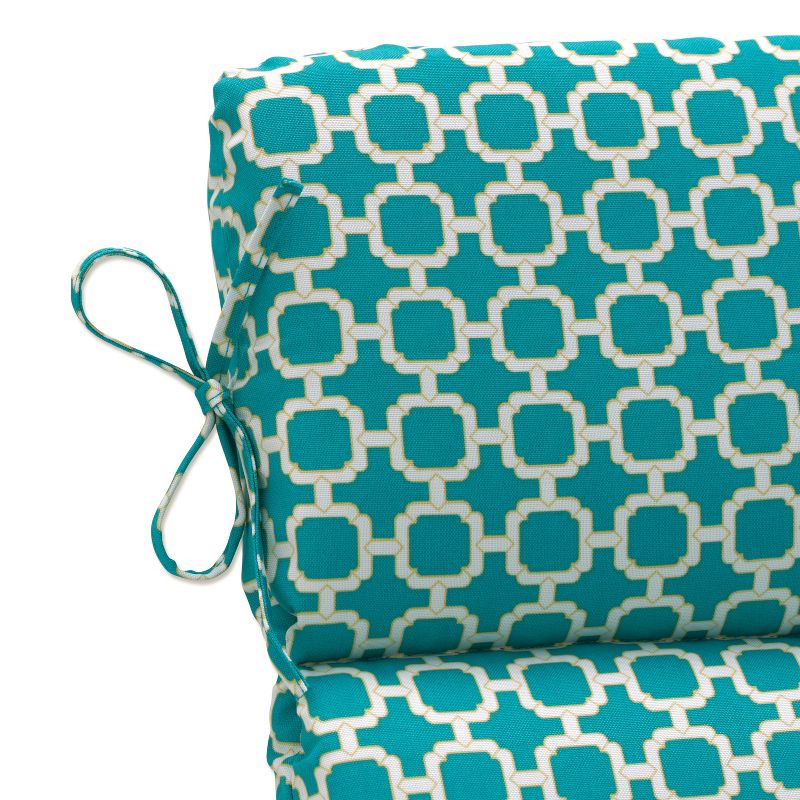 40.5"x21" Hockley Geo Outdoor Chair Cushion - Pillow Perfect, 4 of 7