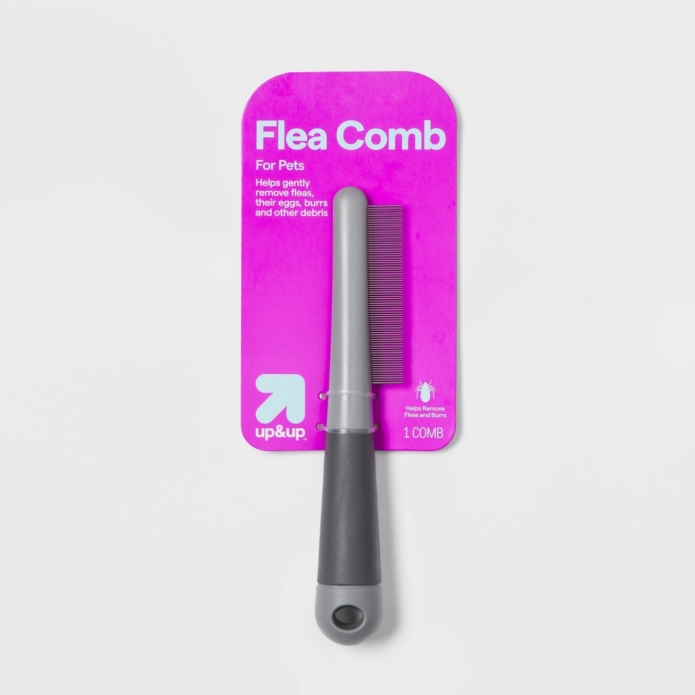 Double Row Flea Grooming Comb for Dogs- up & up