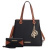 MKF Collection Kearny Vegan Leather Women’s Tote Bag with Wallet by Mia K- 2 pieces - 2 of 4