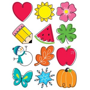 Creative Teaching Press® Seasonal Accents 10" Designer Cut-Outs, Pack of 12 - 1 of 1