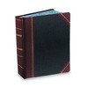 Boorum & Pease Account Record Book, Record-Style Rule, Black/Red/Gold Cover, 13.75 x 8.38 Sheets, 500 Sheets/Book - 2 of 4