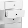 APRILSOUL38.58"Elegant Design Buffet Cabinet Storage Cabinet with Drawers, Suitable for Dining Room, Living Room, White - 2 of 4