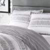 King Ziggy Reversible Duvet Cover Set White - City Scene: Cotton, OEKO-TEX Certified, Includes 2 Shams - 3 of 4