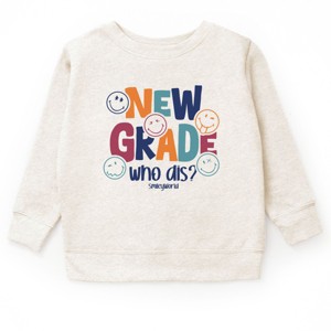 The Juniper Shop SmileyWorld New Grade Who Dis? Youth Sweatshirt - 1 of 4