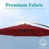 Hyleory Beeram 10FT Round Cantilever Umbrella with Counterweight - 3 of 4