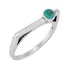 Silpada 'Silver Lining' Sterling Silver Compressed Teal Turquoise Ring - 2 of 4