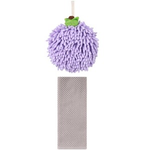 REGALWOVEN Solid Soft Absorbent Bathroom Hand Towels for Home Decor 6" x 6"/13" x 30" 2 Pcs - 1 of 4