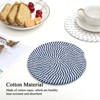 Itopfox 4-Piece Cotton Trivets Set for Hot Dishes, Heat-Resistant Pot Holders for Kitchen, Countertops and Dining Table Protection - 4 of 4