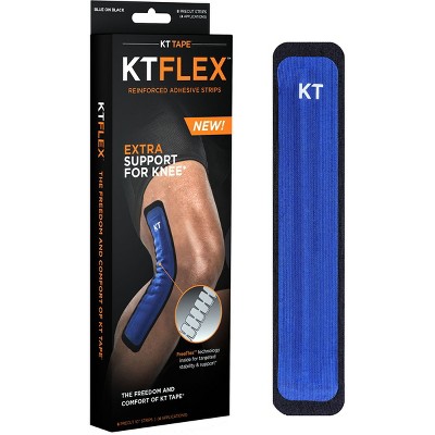 KT Tape KTFlex Precut Kinesiology Therapeutic Elastic Sports Flex Tape, 8 Strips