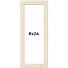 PosterPalooza | 8x24 Wide Barnwood Picture Frame, UV Acrylic, 6 Finishes - Grey, Brown, White, and Black - 2 of 4