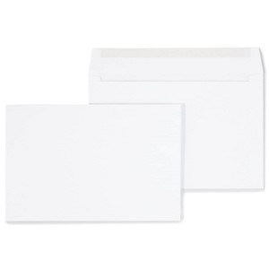 MyOfficeInnovations Gummed Flap Side-Opening Booklet Envelopes 6" x 9" White Wove 250/BX 472852 - 1 of 4