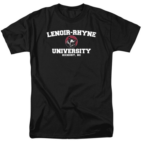 Lenoir-rhyne University Official Circle Logo Adult T Shirt, Black, 5x ...