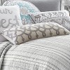 Bondi Embroidered Decorative Pillow - Levtex Home - 2 of 3