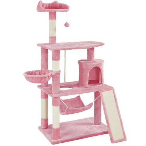 Pink cat tree sale