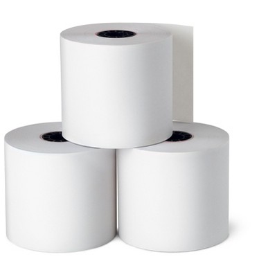 HITOUCH BUSINESS SERVICES Recycled Bond Cash Register/POS Rolls 2 1/4" x 130' 12/Carton 18237-CC
