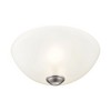 Livex Lighting Somerset 2 - Light Flush Mount in  Brushed Nickel - 3 of 4
