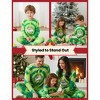 PATPAT Christmas Family Pajama Set: Christmas Tie-Dye Print Pajamas with Christmas Plaid Socks - 2 of 4