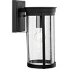Progress Lighting Belden 1-Light Outdoor Wall Lantern in Black, Clear Seeded Glass, Wet Rated - 4 of 4
