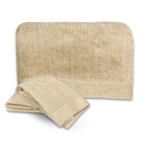 3pc Melange Viscose from Bamboo Cotton Bath Towels - BedVoyage - 1 of 4