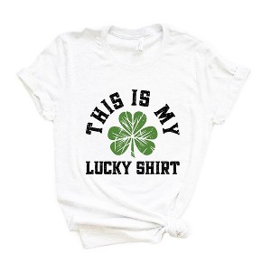 Simply Sage Market Women's Lucky Shirt Bold Short Sleeve Graphic Tee - 1 of 4