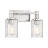 Savoy House Concord 2 - Light Vanity in  Silver/Polished Nickel - 3 of 3