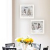 2Piece Vignette Winter Peace On Earth White Framed Wall Art for Living Room, Holiday Wall Art Print for Home Decor, Bedroom Wall Art by RobinLee Viera - 4 of 4