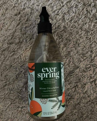 Ever Spring Dish Soap, Winter Citrus & Pine, Seasonal Collection, 18 fl  oz/523 mL Ingredients and Reviews