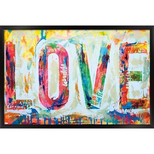 Trends International Ivan Guaderrama - Love 1 Framed Wall Poster Prints - 1 of 4