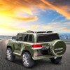 Kids Ride On Car, Licensed Toyota Land Cruiser with Remote Control, 12V7AH Battery Powered, 2 Motors, 3 Speeds, Music, Horn, LED Lights - 2 of 4