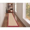 HomeStock Athena Natural & Red 2.6x12, Transitional, Machine Tufted and Hand Finished - 3 of 4