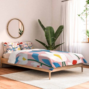 Deny Designs White Springs Florals Comforter Set Various Colors - 1 of 3