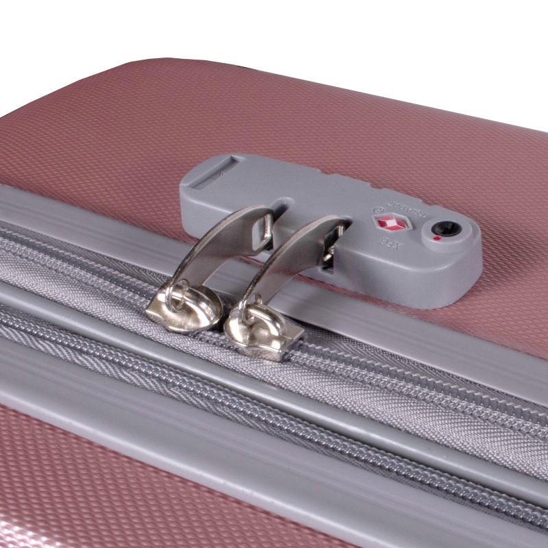 American Green Travel Denali S 3-Piece TSA Anti-Theft Spinner Luggage Sets, 4 of 7