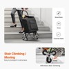 VEVOR Stair Climber Trolley Dolly, 36L Folding Shopping Cart, Grocery Cart Trolley Laundry Stair Climbing Handcart with 6 Wheels & Oxford Cloth Bag - 3 of 4