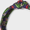 Top Knot Headband with Cherries and Daisies - A New Day™ Blue - 3 of 3