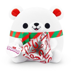 Snackles 13.7" Bear and Hershey Kiss Christmas Plush - 1 of 4