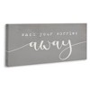 Stupell Industries Wash Your Worries Away Phrase, 48" x 20" - 3 of 4