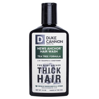 Duke Cannon News Anchor 2-in-1 Hair Wash Tea Tree Formula - 10oz