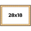 PosterPalooza | Traditional Gold Picture Frame - UV Acrylic, Backing Board, Hanging Hardware Included - 2 of 4