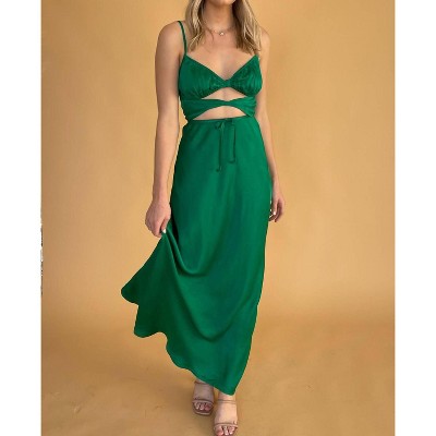 Women's All Eyes On You Maxi Dress - Sky to Moon M