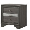 NicBex Wood Nightstand,Bedside Tables with 2 Drawers and 1 Small Drawer for Bedroom,Living Room - 2 of 4
